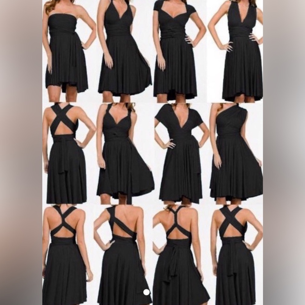 New Chic Flirty Girls Fashion One Size Fits All Gray Convertible Dress